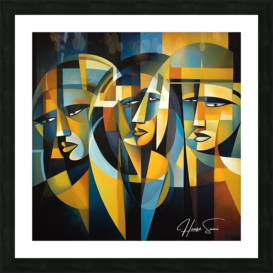 Veil of Reflections Picture Frame print