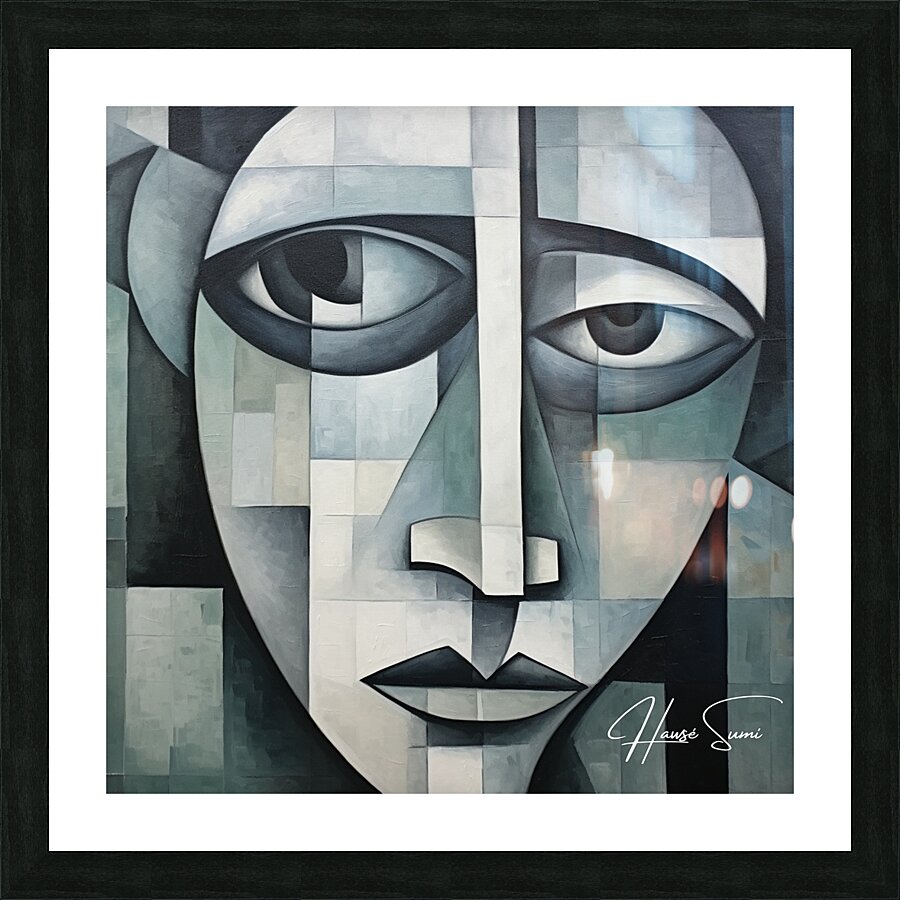 Introspective Geometry Picture Frame print