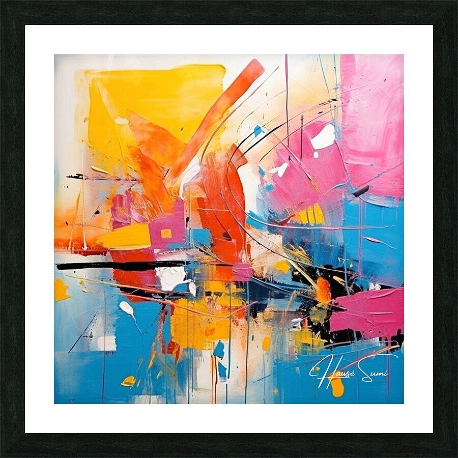 Ebullient Symphony Picture Frame print