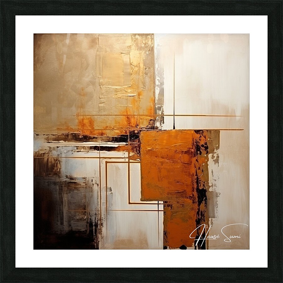 Echoes of Rust Picture Frame print