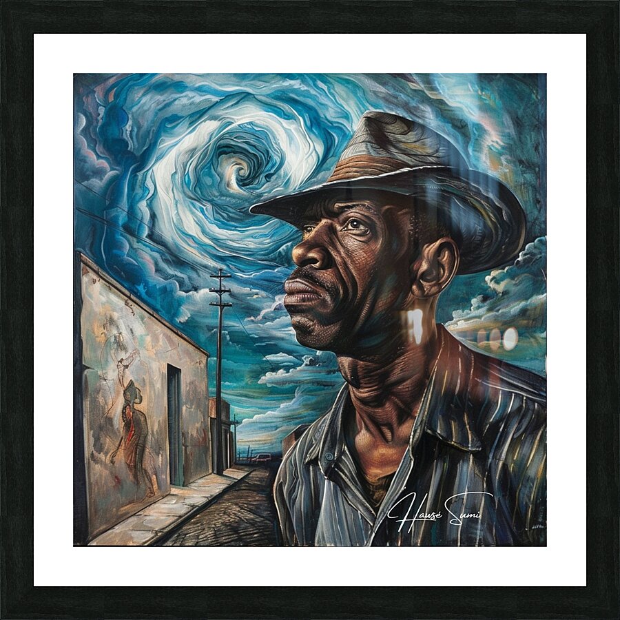 Eyes of the Storm Picture Frame print