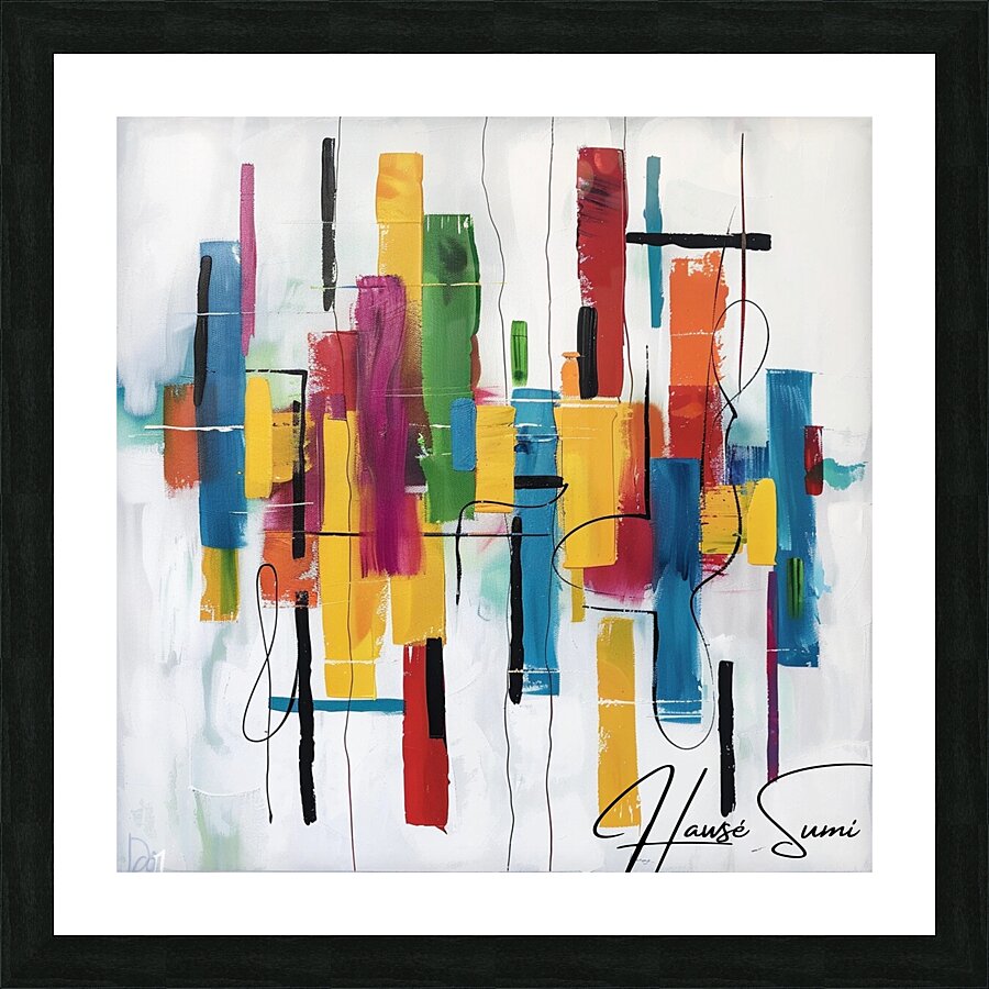 Urban Symphony Picture Frame print