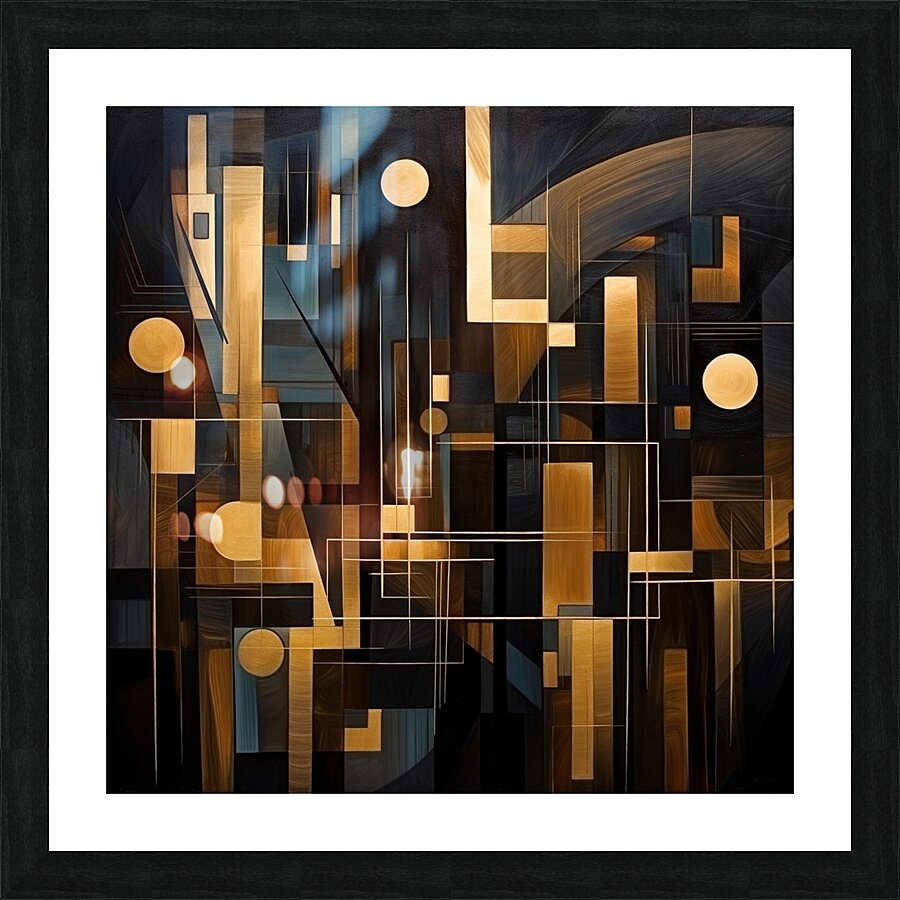 Metropolis at Dawn Picture Frame print