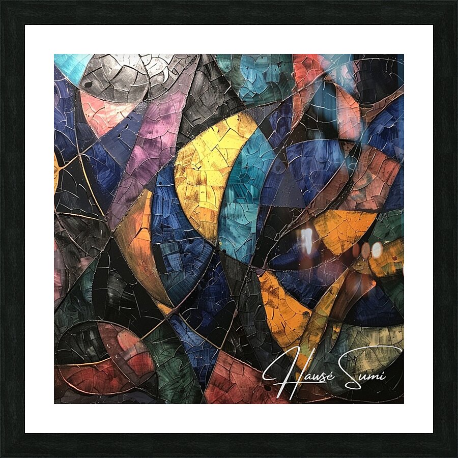 Fragmented Reality Picture Frame print