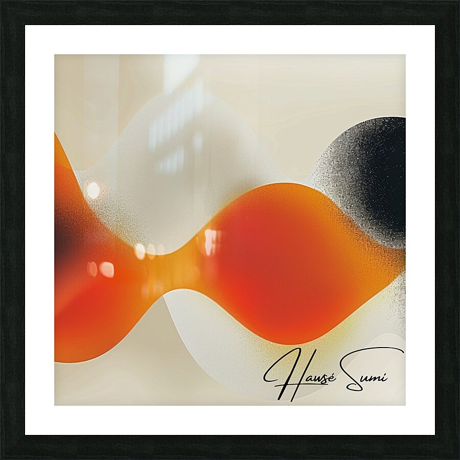 Rhythmic Waves Picture Frame print