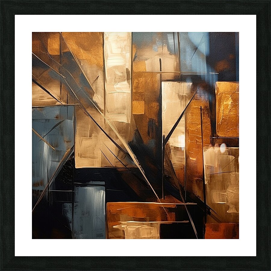 Structural Symphony Picture Frame print