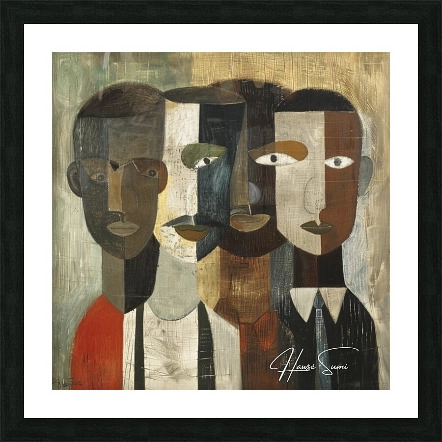 Faces of Unity Picture Frame print