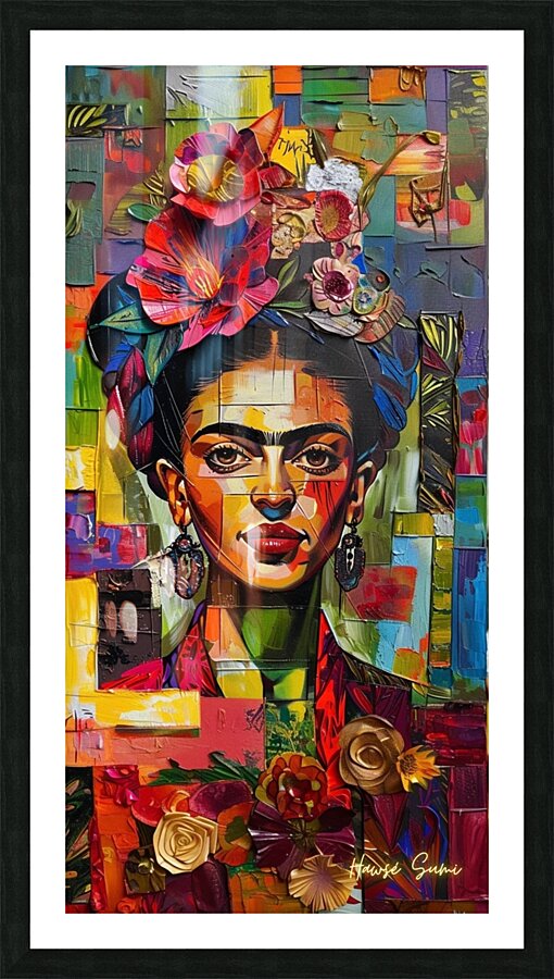 Fridas Blossom Picture Frame print