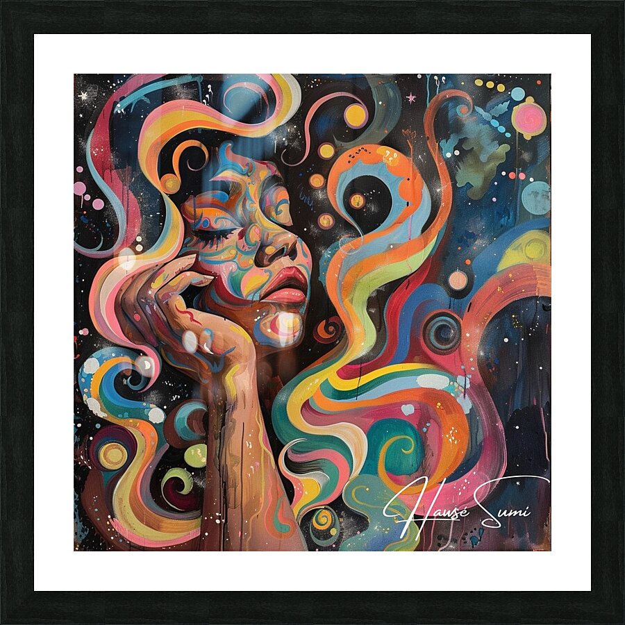 Cosmic Dreamscape Picture Frame print