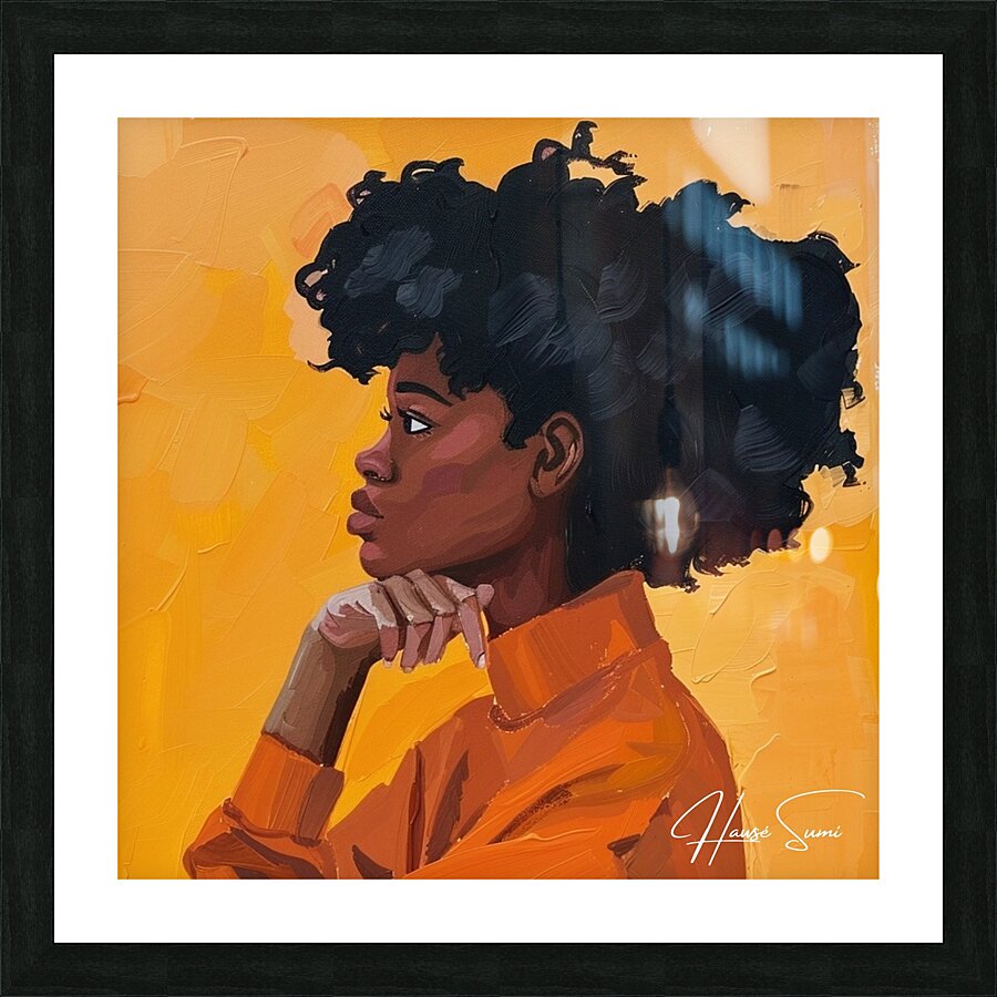 Bold Contemplation Picture Frame print