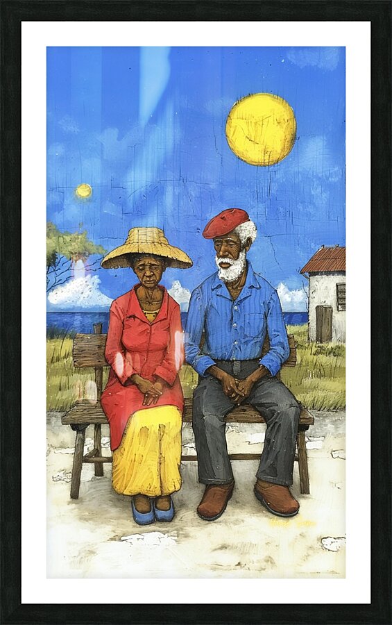 Sun-Kissed Reminiscence Picture Frame print