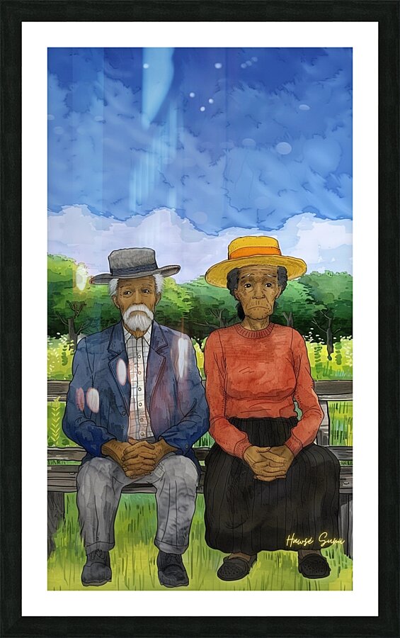 Fields of Reflection Picture Frame print