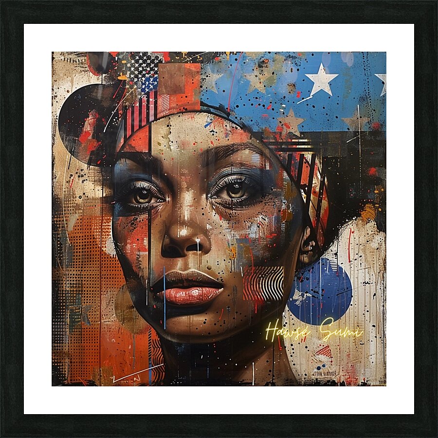 Patriotic Elegance Picture Frame print