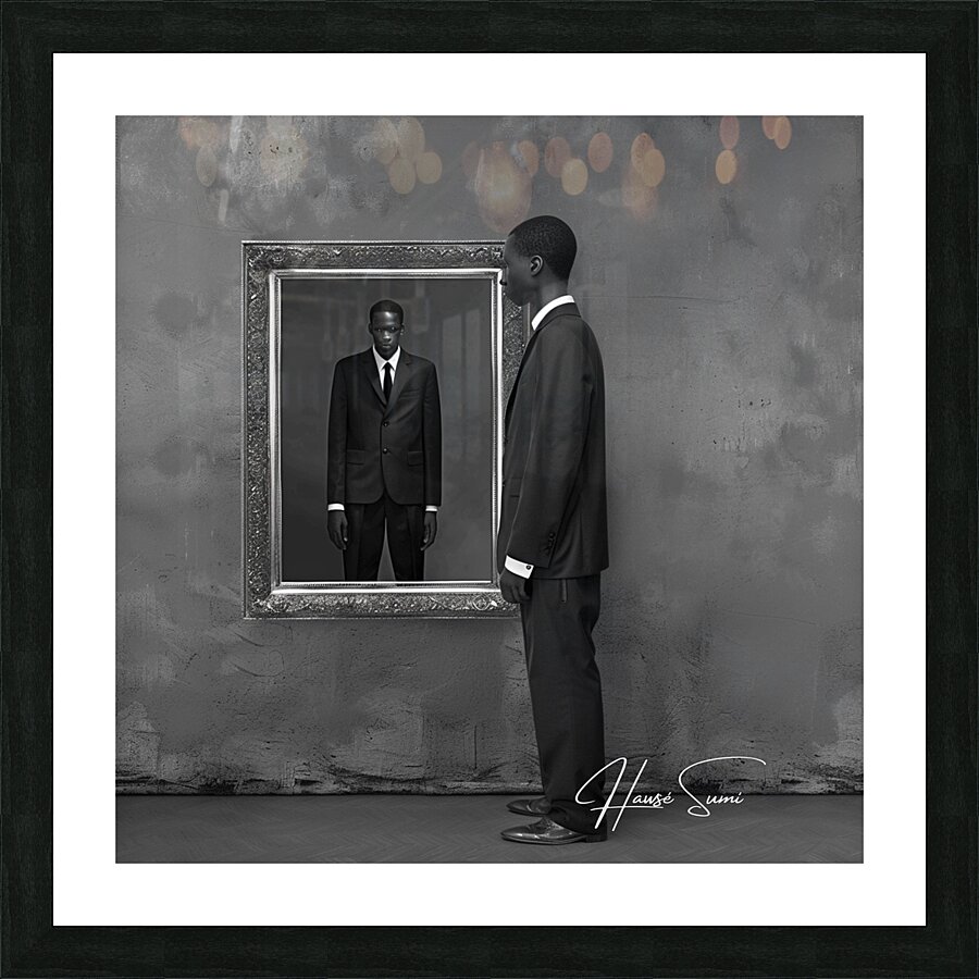 The Suit of Reflection Picture Frame print