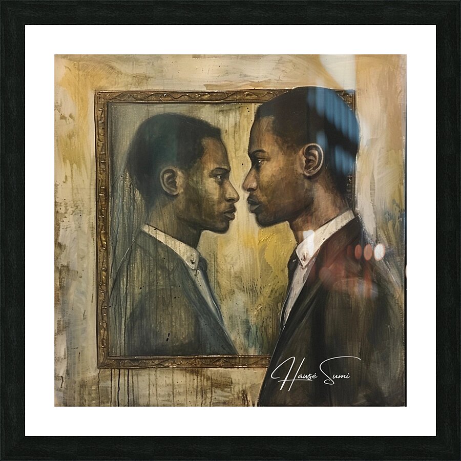 Mirror of Resolve Picture Frame print