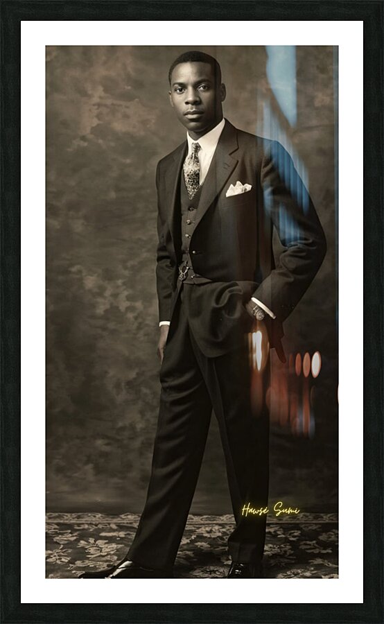 Classic Gentleman Picture Frame print