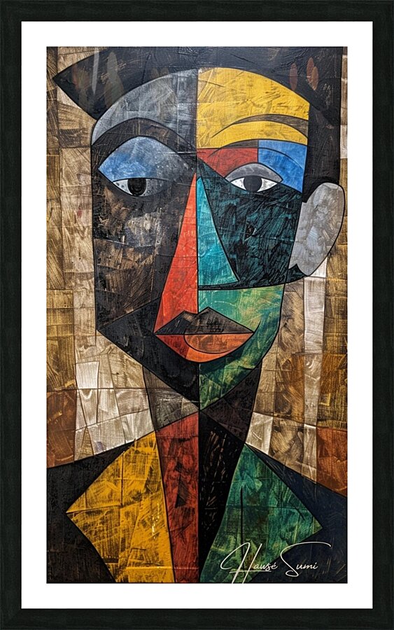 Mosaic of Reflection Picture Frame print