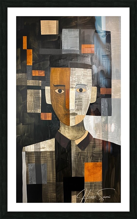 Structured Silence Picture Frame print