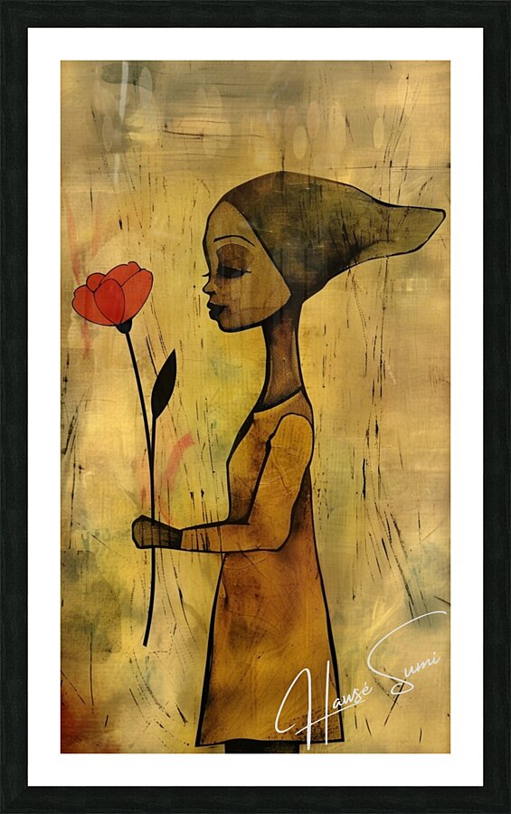 Flower of Hope Picture Frame print