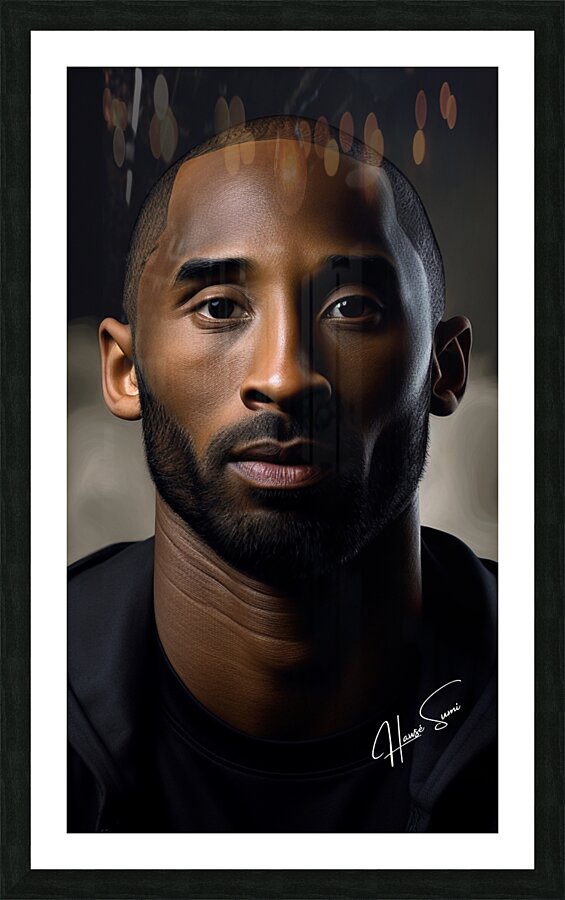 Determined in Black Picture Frame print