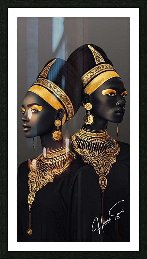 Twin Guardians Picture Frame print