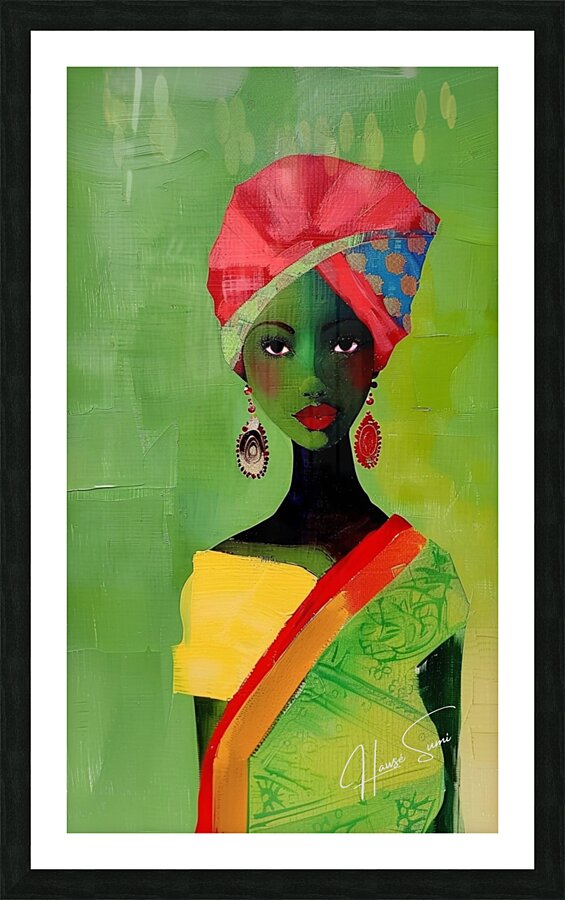 Emerald Grace Picture Frame print