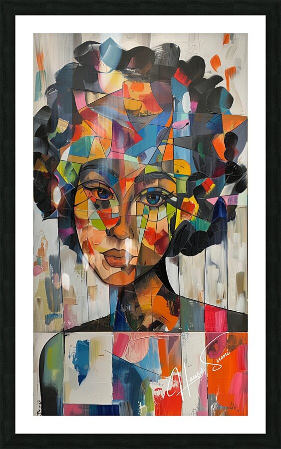 Asantewas Fire Picture Frame print