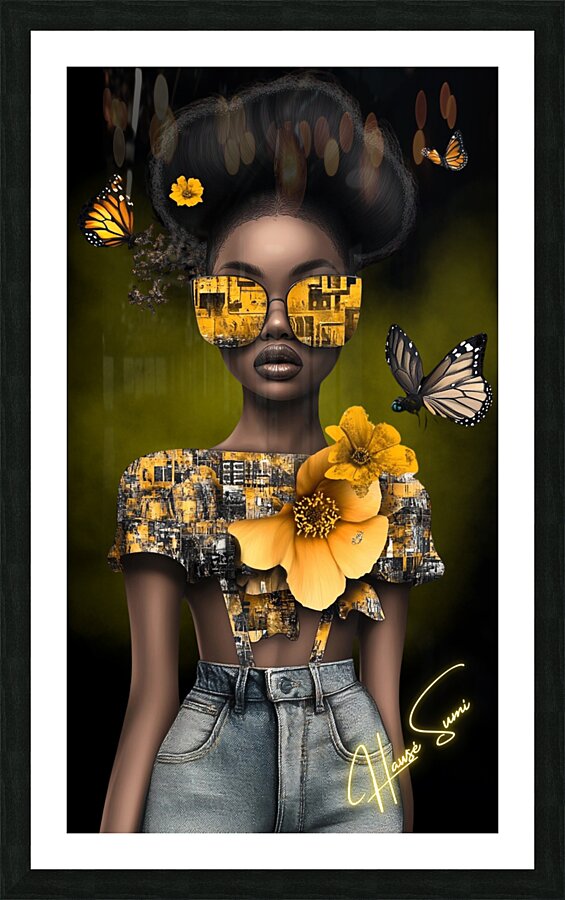 Urban Monarch Picture Frame print