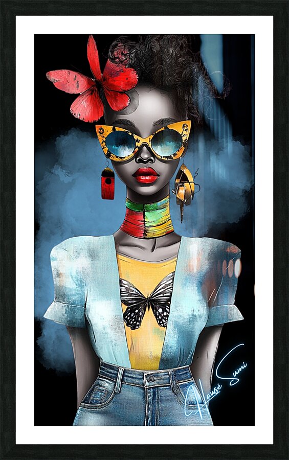 Crimson Couture Picture Frame print