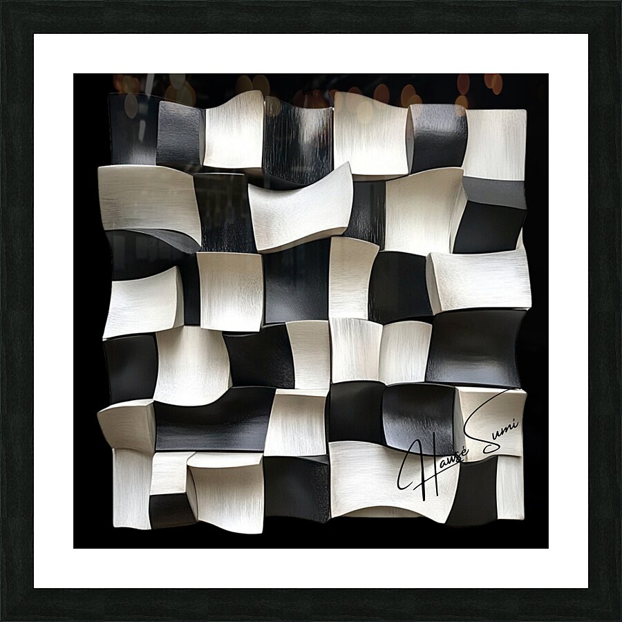 Eclipsed Waves: The Shadow’s Mark Picture Frame print