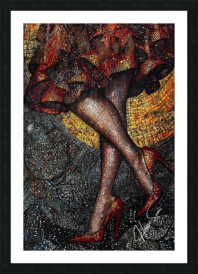 Midnight Tango Picture Frame print