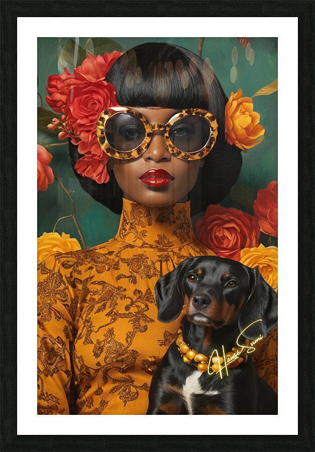 Flora Royale Picture Frame print