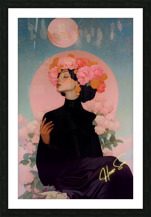 Ethereal Bloom Picture Frame print