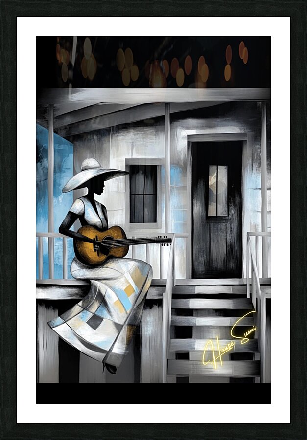 Porchside Echoes Picture Frame print