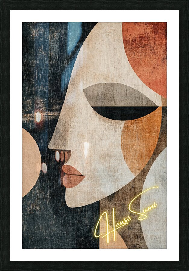 Whispers of Geometry Picture Frame print