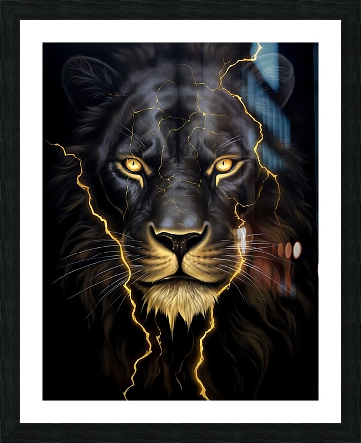 Thunder Roars in Silence Picture Frame print