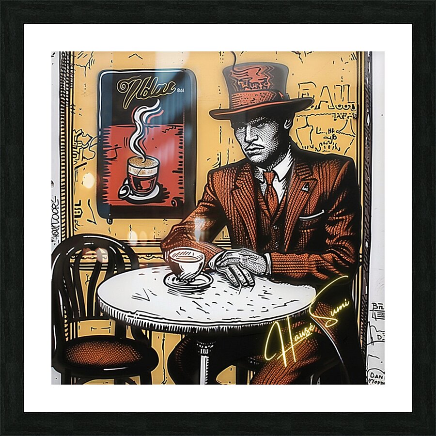 Midnight Roast Picture Frame print