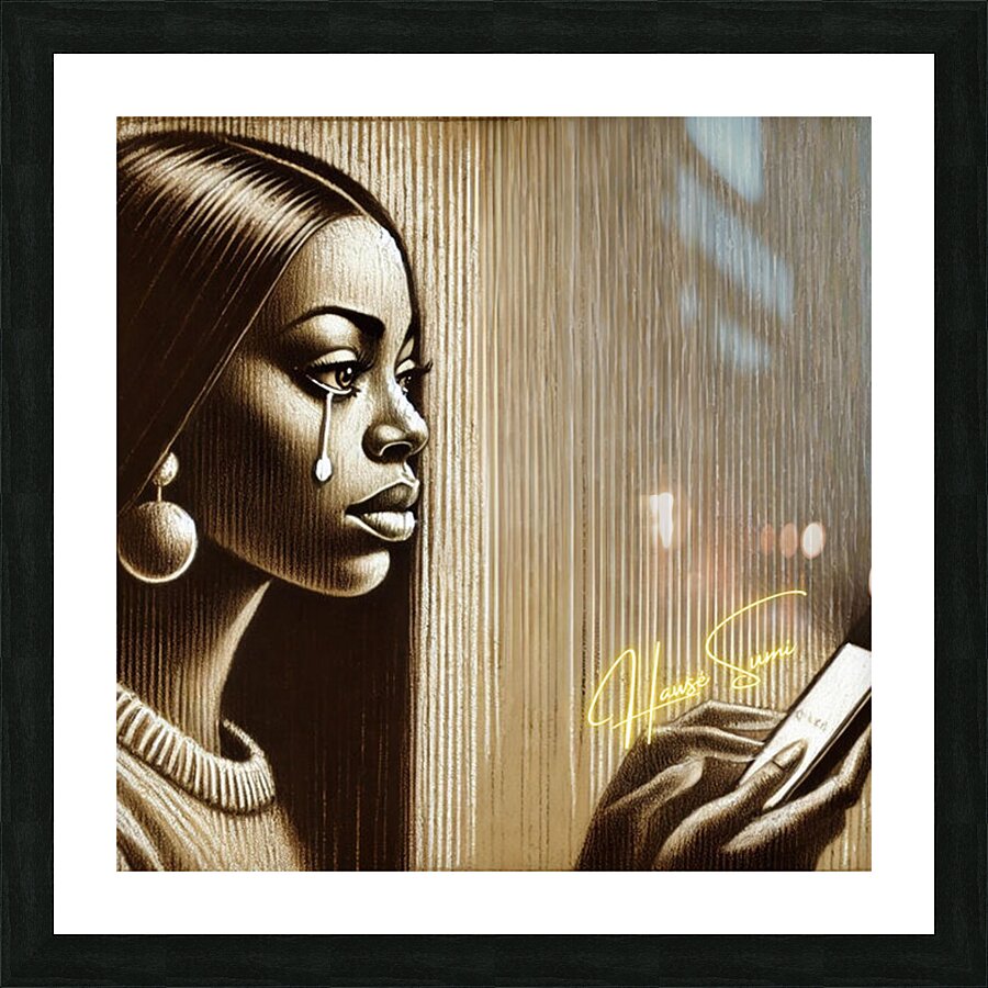 Left UnSeen Picture Frame print