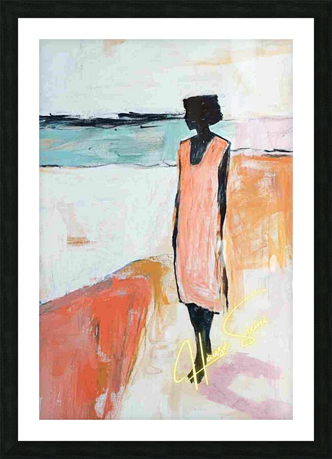 She Walked With Quiet Fire Picture Frame print