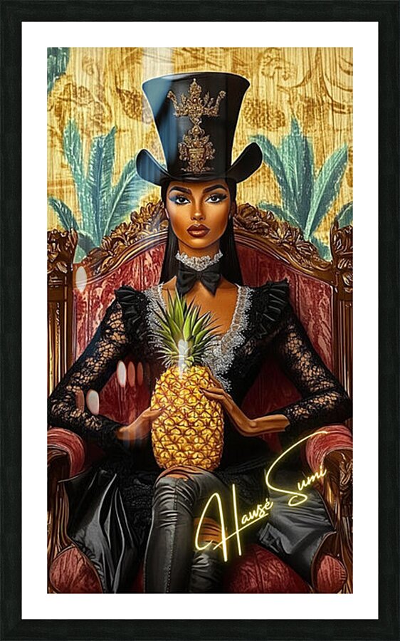 Gilded Noir Picture Frame print