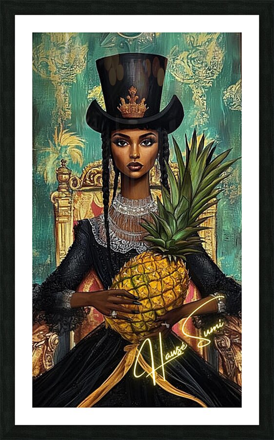 Crowned & Juicy Picture Frame print