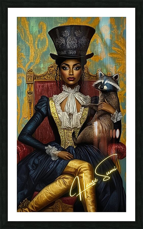 The Aristocrat of Mischief Picture Frame print