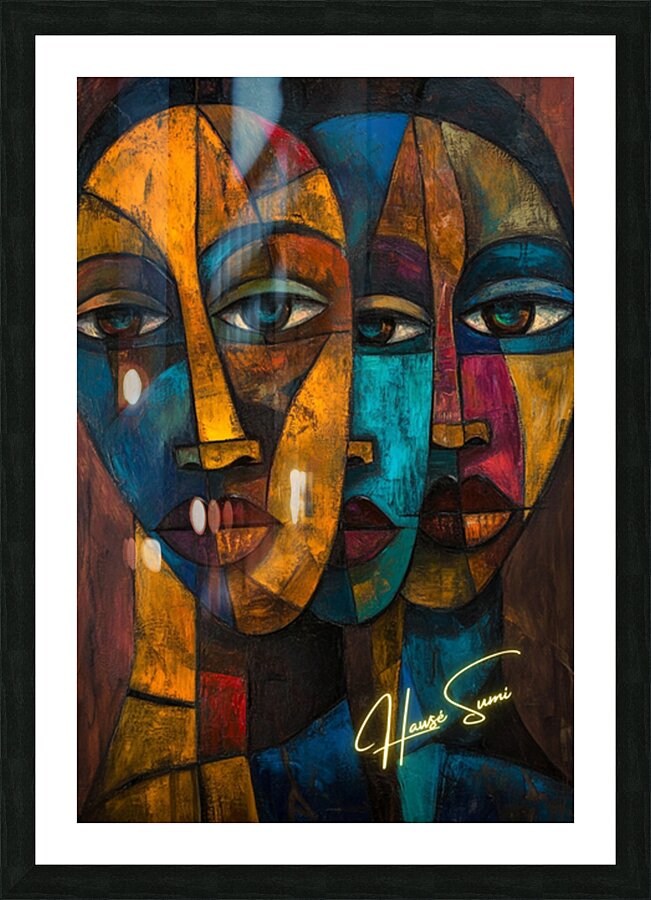 The Echo in Three Picture Frame print