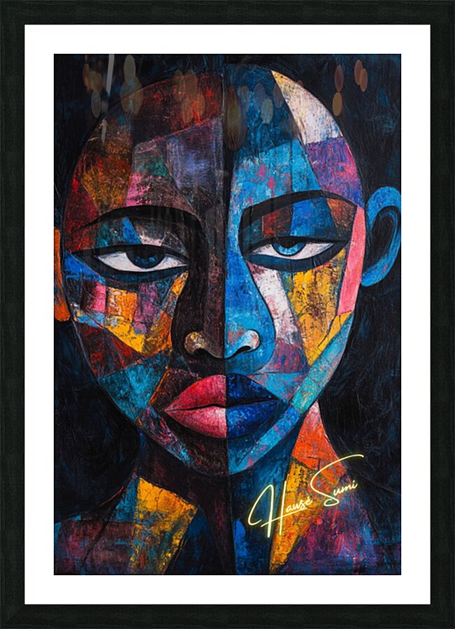 Split Frequencies Picture Frame print