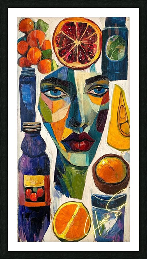 Citrus Crown Picture Frame print