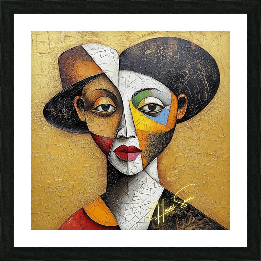 Fractured Elegance Picture Frame print