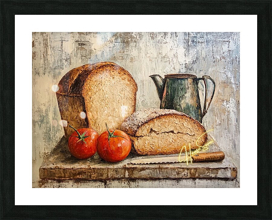 Beneath the Crust: A Table of Stories Picture Frame print