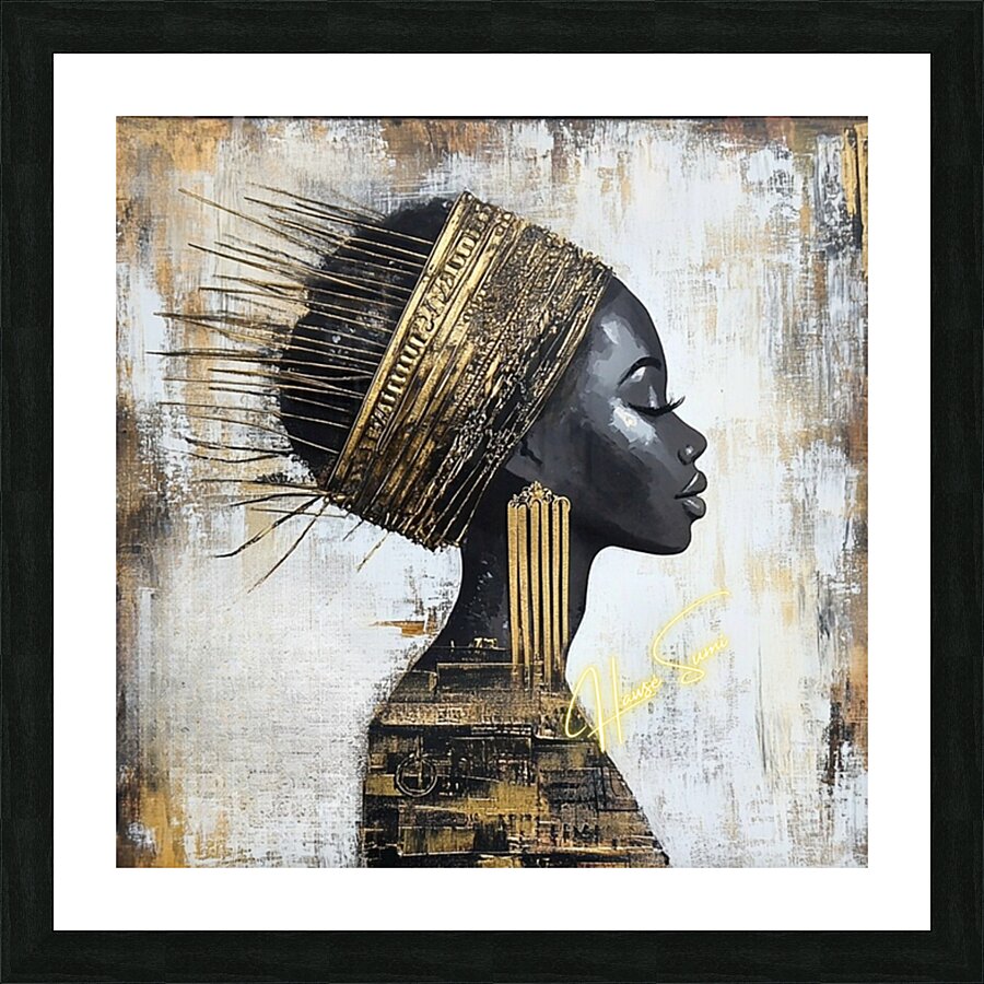 Crowned in Steel & Silence Picture Frame print