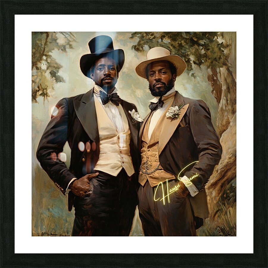 Champagne & Cotton Picture Frame print