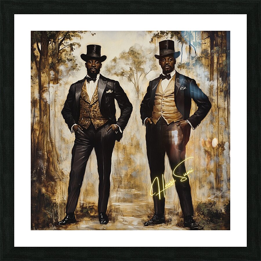 Bloom & Bowtie Picture Frame print